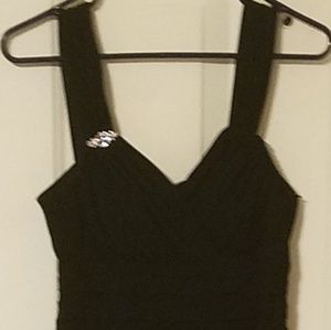 R&M Richards Long Mermaid Cold Shoulder Formal